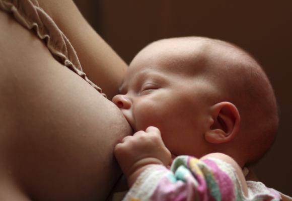 La leche materna es una excelente fuente de bacterias comensales y probióticas para el intestino infantil